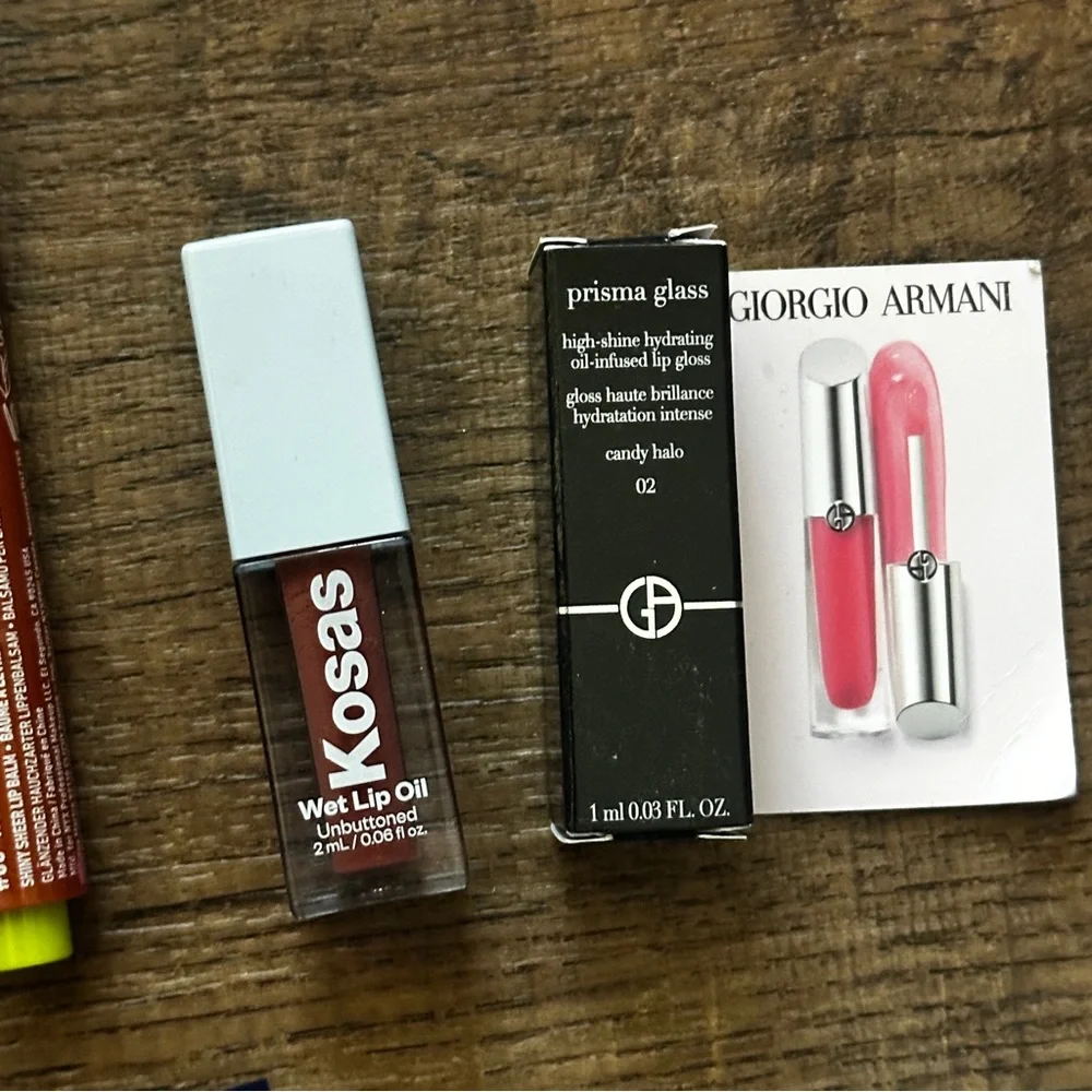 Beauty bag Lot of NYX lip glosses and more